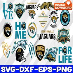 bunlde 20 files jacksonville jaguars football team svg, jacksonville jaguars svg, nfl teams svg, nfl svg, png, dxf, eps,