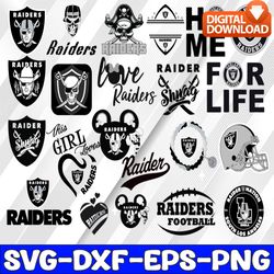 bundle 21 files las vegas raiders football team svg,  las vegas raiders svg, nfl teams svg, nfl svg, png, dxf, eps, inst