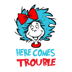 here comes trouble svg, dr seuss svg, dr seuss hat svg, teacher dr seuss svg, cat in the hat svg, instant download