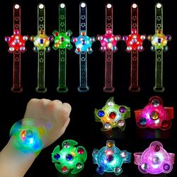 luminous bracelet, rotating gyro toy for children gift for kids