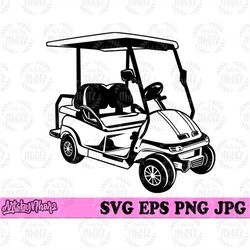 golf cart svg, golf cart clipart, golf cart cutfile, golf shirt svg, sports dad svg, golf cart stencil, golf cart dxf, g