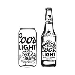 coor light bottle and can alcohol beer svg, trending svg, coor light bottle svg, can alcohol beer svg-axiomarc