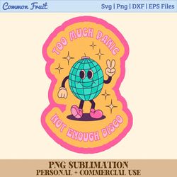 anxiety png, digital download, sublimation, sublimate, cute, retro, overstimulated, mental health, groovy, aesthetic, st