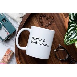 medical school mug, med student gifts, medical school coffee mug, christmas gift med student, medical school repeat, cus