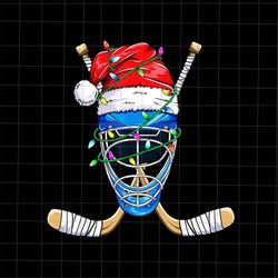 hockey player santa christmas png, hockey player xmas png, hockey player santa hat png, hockey player - scottturpin