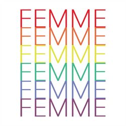 femme butch lesbian gay pride lgbtq matching couple tank top svg