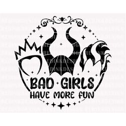 bad girls have more fun svg, halloween villains svg, villains svg, halloween svg, bad witches club svg, spooky vibes svg