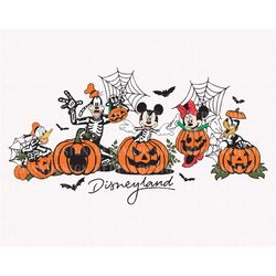 halloween mouse and friends png, halloween png, halloween pumpkin png, spooky season png, trick or treat png, halloween