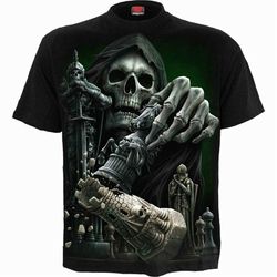 spiral direct new checkmate t-shirt/goth/music/skull/tattoo/meta/candle/tee/top