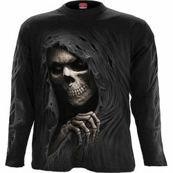 spiral direct grim reaper long sleeve t-shirt/biker/tattoo/skull/reaper/goth/top