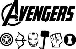 Marvel Avengers Logos Superhero Png, Superhero Png