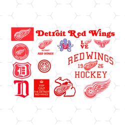 detroit red wings bundle svg, sport svg, detroit red wings svg, detroit red wings logo svg, detroit red wings fan svg, d