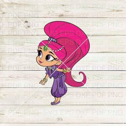 shimmer shimmer and shine 009 svg dxf eps pdf png, cricut, cutting file, vector, clipart