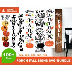 fall porch sign svg bundle 100 /