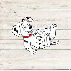 puppy 101 dalmations 003 svg dxf eps pdf png, cricut, cutting file, vector, clipart
