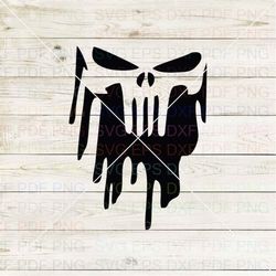 punisher silhouette 017 svg dxf eps pdf png, cricut, cutting file, vector, clipart