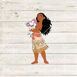 pua and moana 009 svg dxf eps pdf png, cricut, cutting file, vector, clipart