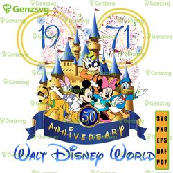 50th magical anniversary mouse ears svg