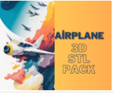 airplane 3d stl pack,3d stl pack of aircraft, f16,digital dowland,3d file,3d printer file,best seller