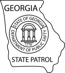 georgia department of public safty state patrol for laser engraving, cnc router, cutting, engraving, cricut, vinyl cutti