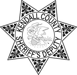 kendall county sheriff's deputy7 connar badge v for laser engraving, cnc router, cutting, engraving, cricut, vinyl cutti