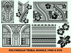 polynesian tribal bundle svg and png graphics