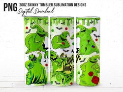 oogie boogie pumpkin tumbler, nightmare before christmas, halloween tumbler png, horror character, tumbler wrap, horror