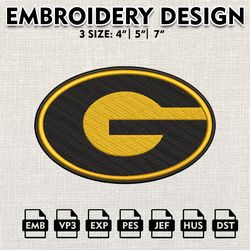 ncaa logo embroidery designs, grambling state embroidery files, ncaa grambling state, machine embroidery designs