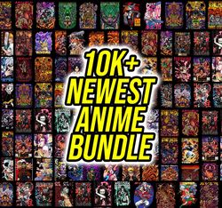 mega anime pack: 10,000 high-quality designs and logo styles for crafters