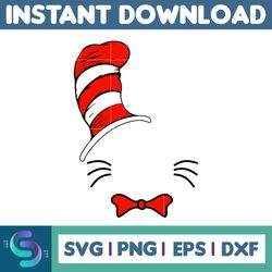 dr.suess svg, dxf, png, dr.suess book png, dr. suess png, sublimation, cat in the hat cricut, instant download