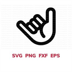 hand svg | shaka hand sign svg, commerical use, clip art, instant download, instant print, hand, t-shirts