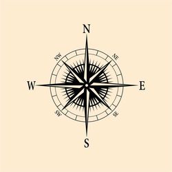 compass, compass svg, compass rose svg, nautical compass svg, svg, dxf, png, eps, pdf, cricut, silhouette, glowforge, in