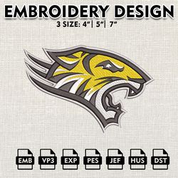 ncaa logo embroidery designs, towson tigers embroidery files, ncaa towson tigers, machine embroidery designs