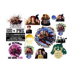 hocus pocus png bundle, hocus pocus png, that witch, hocus pocus, sandersonn sisterss png, halloween png, halloween subl