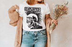 the exploited  png, rock and roll band music png, digital download, clipart, sublimation designs download, instant downl