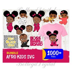 1000 bundle afro kids, trending svg, afro kids svg