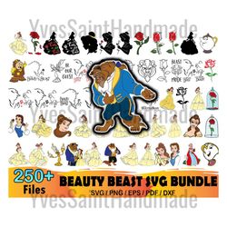 250 beauty and the beast svg bundle, disney svg, belle svg