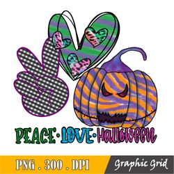 peace love halloween sublimation png, pumpkin halloween png, peace love halloween png, halloween png, pumpkin png