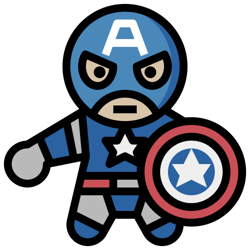 Captain America Logo, Marvel Avengers Logo Superhero Png, Superhero Png, Silhouette, Cricut Design, Clipart File