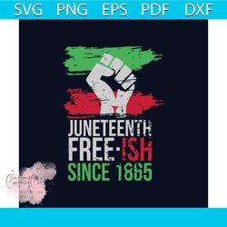 juneteenth free ish since 1865 svg, juneteenth svg, juneteenth svg, independence day svg, freedom svg, juneteenth 1865 s