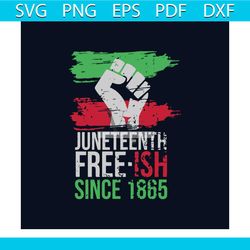 juneteenth free ish since 1865 svg, juneteenth svg, juneteenth svg, independence day svg, freedom svg, juneteenth 1865 s