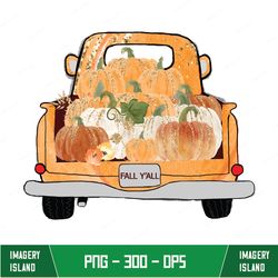 fall y'all truck pumpkin png, happy fall, pumpkin, fall vibes, thanksgiving png