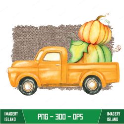 burlap orange truck png, halloween png, halloween truck png, halloween pumpkin sublimation, halloween designs, truck