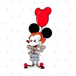 mickey it halloween costume svg, halloween svg, mickey mouse svg, it svg, costume svg, disney svg, scary night svg, happ