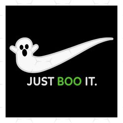 just boo it halloween svg, halloween svg, nike logo svg, boo svg, scary night svg, happy halloween day svg, halloween gi