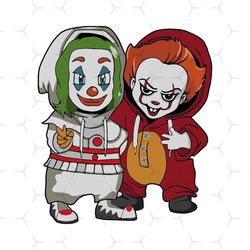 it and joker svg, halloween svg, pennywise svg, halloween costume svg, joker svg, scary night svg, happy halloween day s