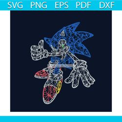 sonic fictional character svg, trending svg, sonic the hedgehog svg, sonic svg, sonic gift svg, sonic lovers svg, game s