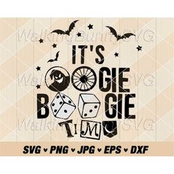 its oogie boogi time svg png, oogie boogi svg, the nightmare before svg, oogie boogi silhouette svg files for cricut, in