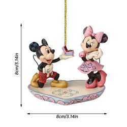 mickey minnie acrylic figure action new year decoration pendant backpack keychain car pendant jewelry accessories