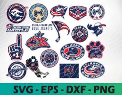 columbus blue jackets logo, bundle logo, svg, png, eps, dxf hockey teams svg